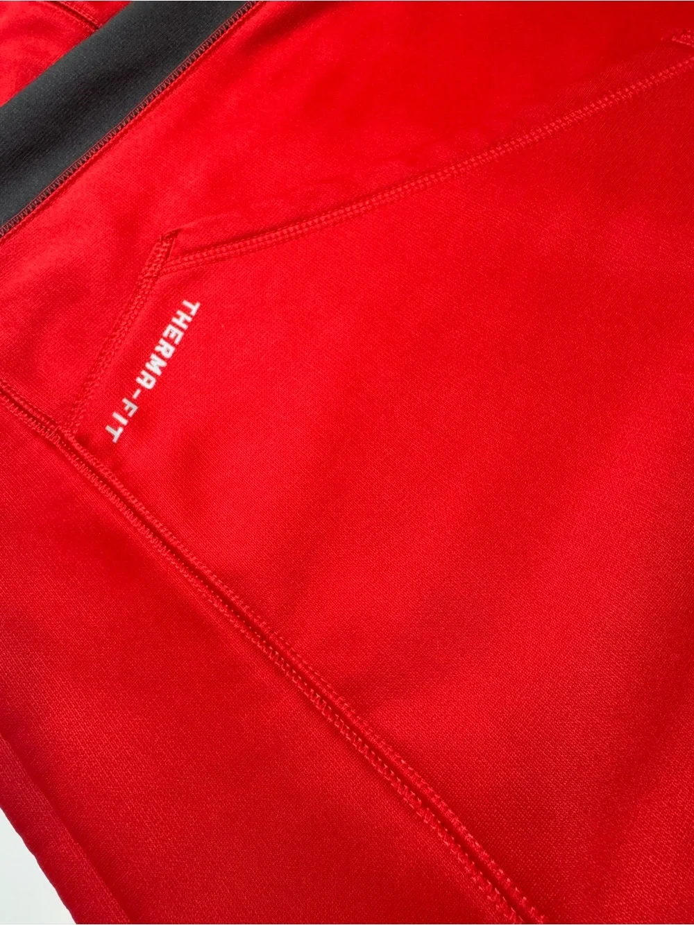 Nike KO 2.0 Men's Therma Fit Sweatshirt Hoodie 621940-656 Red Gray XXL
